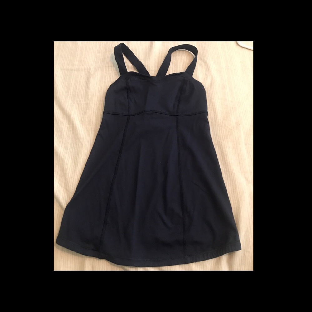 lululemon Black Criss Cross Back Top